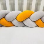 Πάντα Κούνιας Πλεξούδα Μουσταρδί - Γκρι - Image 3