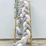 πάντα πλεξούδα λευκό - μπεζ - γκρι