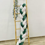 πάντα πλεξούδα κυπαρισσί - ευκάλυπτος - γκρι