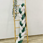 πάντα πλεξούδα κυπαρισσί - ευκάλυπτος - γκρι