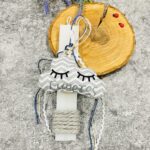 Πασχαλινή λαμπάδα grey cute cloud