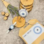 Πασχαλινή λαμπάδα μάτι μπλε