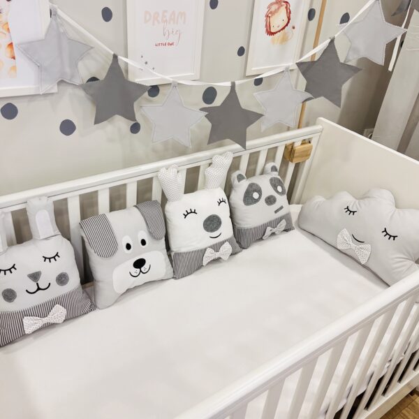 Πάντα κούνιας μαξιλάρι χειροποίητο για βρεφική κούνια