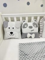 Πάντα Κούνιας Μαξιλάρι Grey Set - Image 6