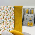 κουβέρτα βρεφική ώχρα πικέ