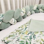 Βρεφική Κουβέρτα με σχέδιο φύλλα μέντας;