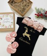 Xmas Gift Box 'First Christmas' με Ελαφάκι για Κορίτσι - Image 2
