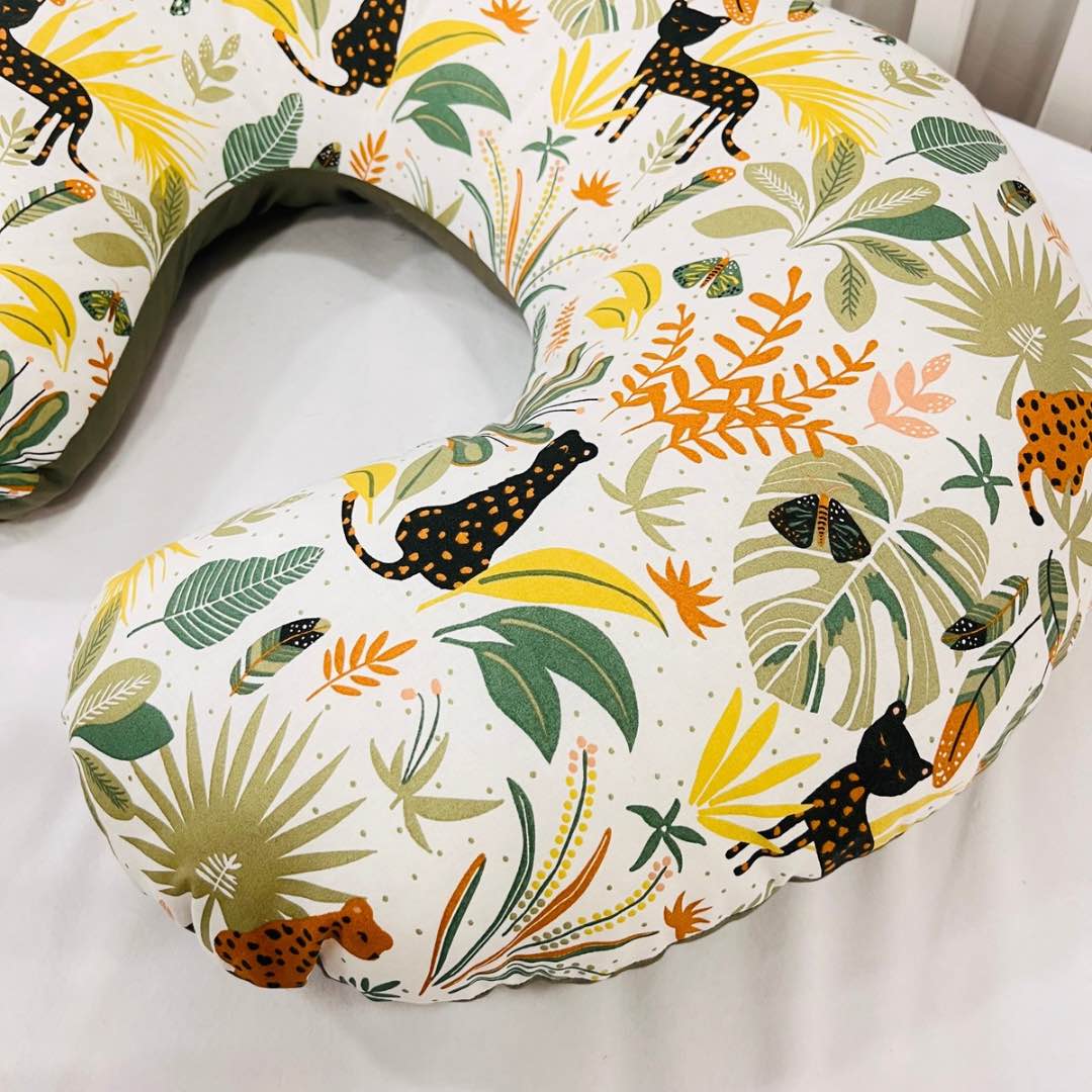 Μαξιλάρι θηλασμού Tropic Jaguar Μαξιλάρι θηλασμού με σχέδιο ιαγουάρους