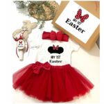 Easter Box Girl Minnie mouse