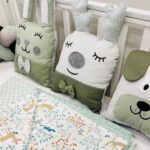 Πάντα Μαξιλάρι Ζωάκια Olive Green - Image 2