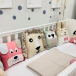 Πάντα Μαξιλάρι Ζωάκια Beige - Dusty Pink - Eucalyptus - Image 3