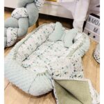 Βρεφική Φωλιά με σχέδιο Eucalyptus Blossom