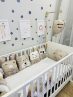 Πάντα Μαξιλάρι Ζωάκια Beige Stars - Image 3