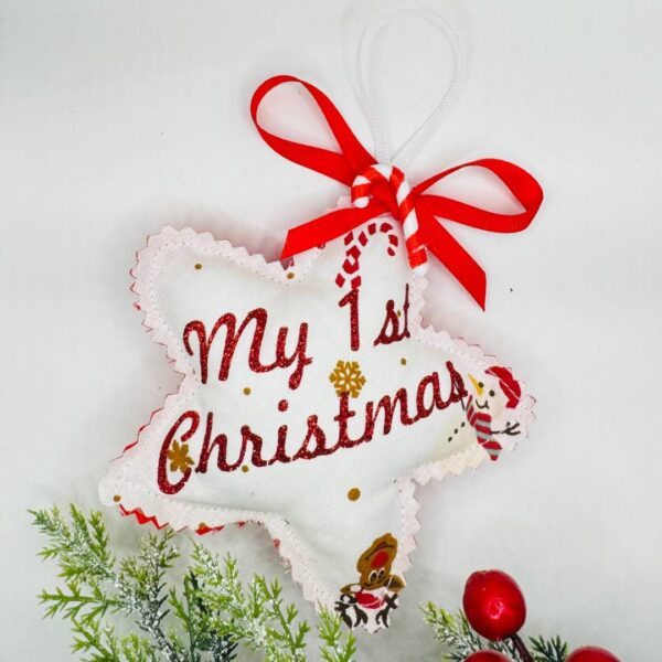 Γούρι Στολιδάκι Αστεράκι My 1st Christmas