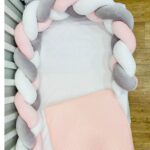 Πάντα Kούνιας Πλεξούδα ροζ-γκρι-λευκό - Image 2