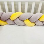 πάντα πλεξούδα γκρι κίτρινο