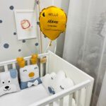 Μπαλόνι διακοσμητικό με στοιχεία γέννησης Baby feet - Image 2