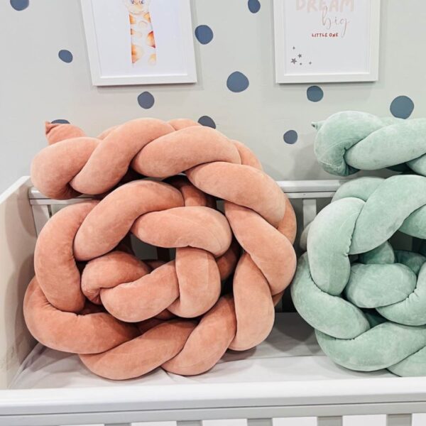 πλεξούδα βρεφική ροζ