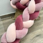 Πάντα κούνιας πλεξούδα ροζ