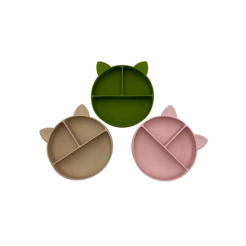 πιάτο σιλικόνης πιάτο σιλικόνης με χωρίσματα