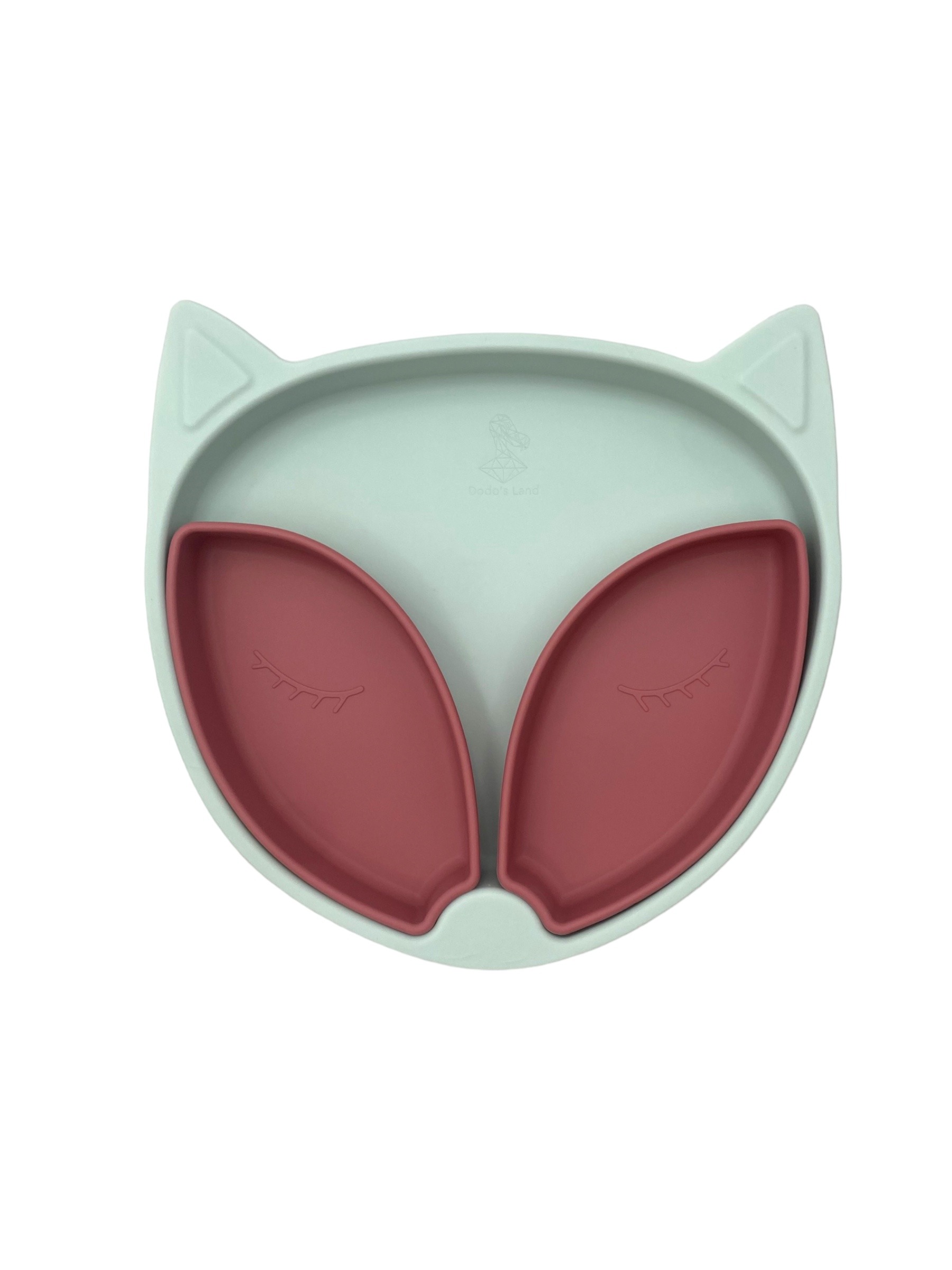 Πιάτο σιλικόνης ροζ Πιάτο σιλικόνης με βεντούζα ροζ