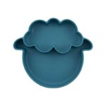 πιάτο σιλικόνης πρόβατο με χώρισμα και βεντούζα