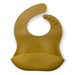 σαλιάρα σιλικόνης ώχρα