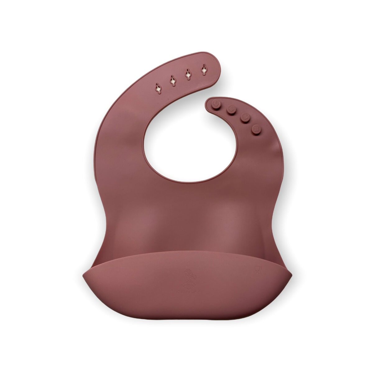 σαλιάρα σιλικόνης ροζ