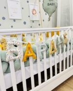 γιρλάντα με όνομα μέντα με ώχρα