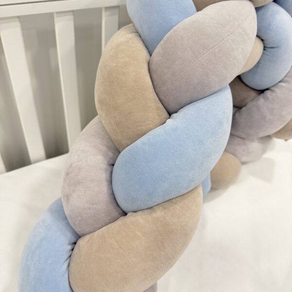 πάντα πεξούδα κούνιας γαλάζιο,μπεζ,γκρι