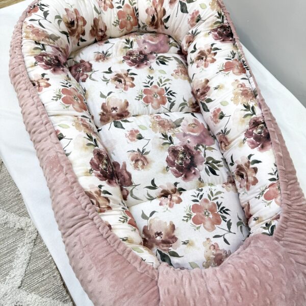 Βρεφική φωλιά dusty pink