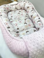 βρεφική φωλιά σχέδιο μπαλαρίνα ροζ παστελ