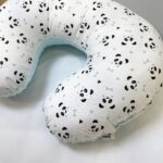 μαξιλάρι θηλασμού με σχέδιο πάντα και χρώμα μέντα