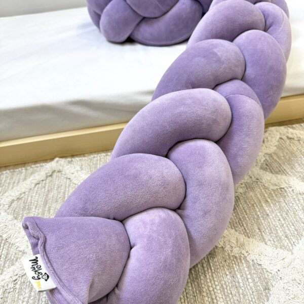 πάντα κούνιας πλεξούδα λιλά