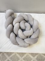 Πάντα Kούνιας Πλεξούδα Γκρι - Image 2