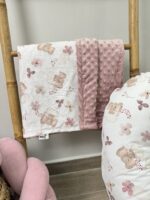 κουβέρτα βρεφική σάπιο μήλο με ελεφαντάκια