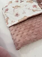 Βρεφική Κουβέρτα αγκαλιάς Pink Elephants - Image 3