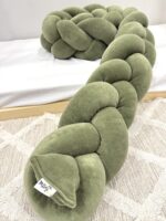 πάντα κούνιας πλεξούδα λαδί