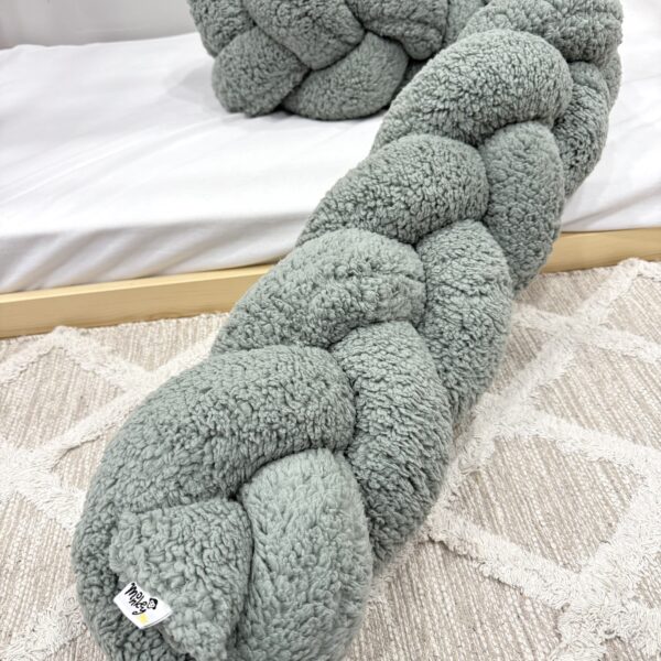 πάντα πλεξούδα κούνιας old green