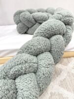 Πάντα Κούνιας Πλεξούδα Teddy Old Green - Image 2