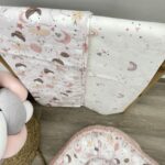 σετ σεντόνια σε δυο διαστάσεις σε σχέδιο μπαλαρίνες ροζ