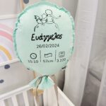 μπαλόνι διακοσμητικό με στοιχεία γέννησης μικρός πρίγκιπας σε πολλές αποχρώσεις