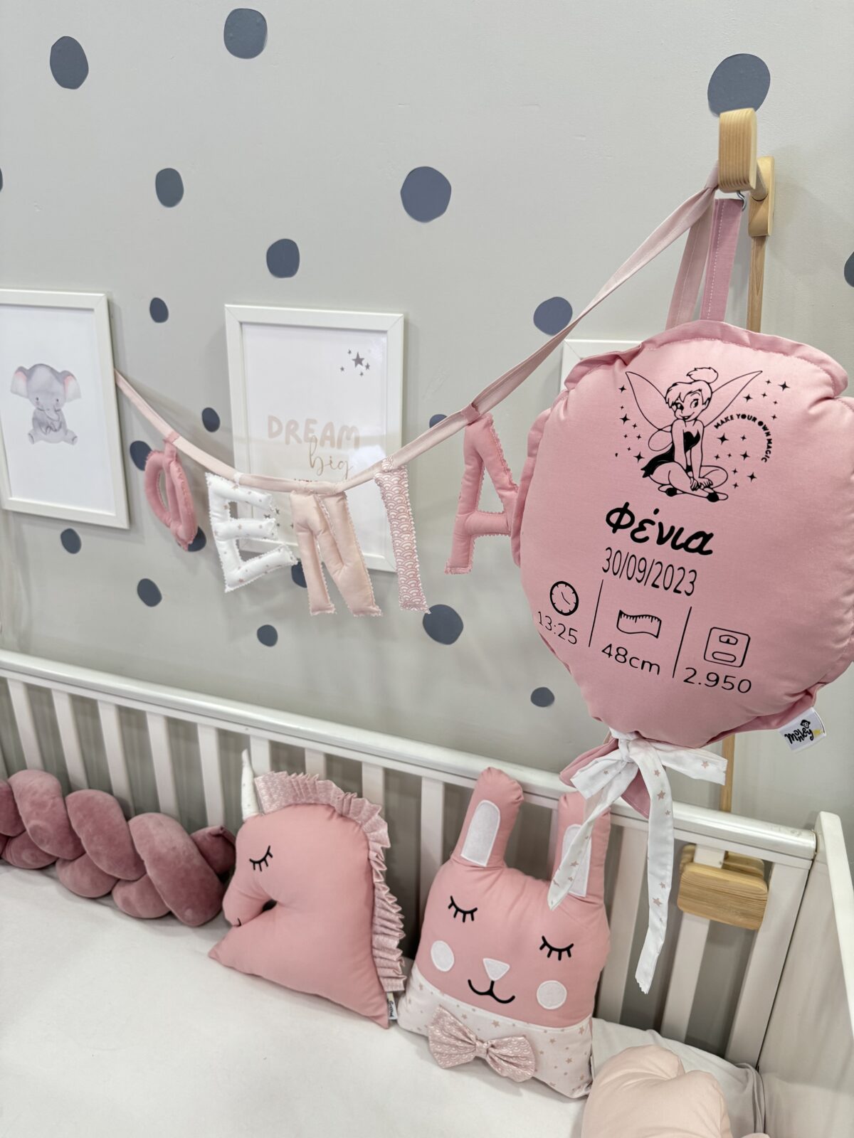 Μπαλόνι διακοσμητικό με στοιχεία γέννησης Tinkerbell - Image 3