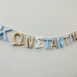 Χειροποίητο Προσωποποιημένο Name Banner με το όνομα 'Κωνσταντίνος'