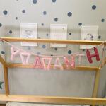 Χειροποίητο Προσωποποιημένο Name Banner ‘Sweet Blush’