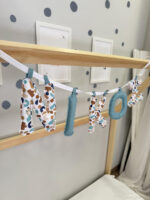 Χειροποίητο Προσωποποιημένο Name Banner ‘Wild Blue’