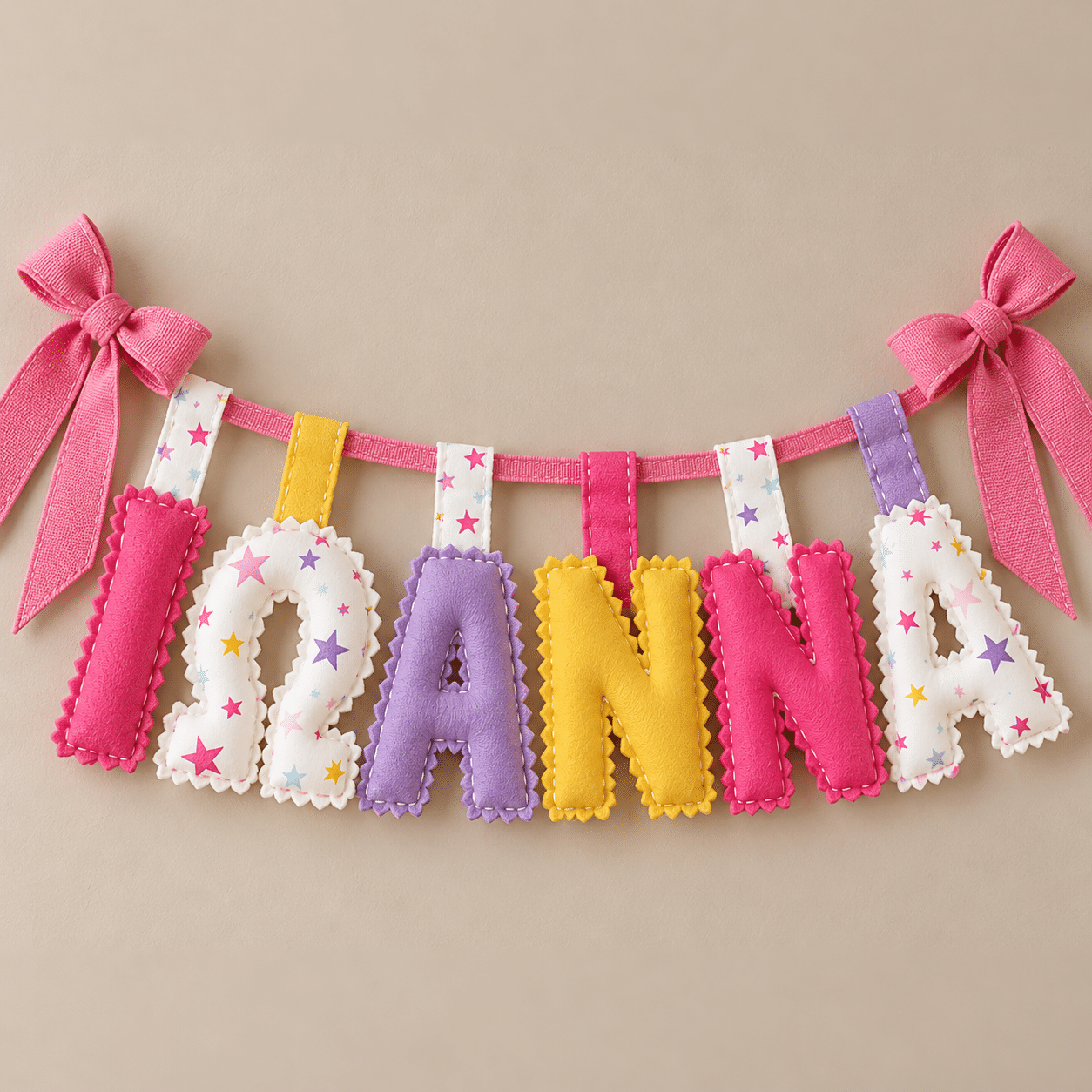 Χειροποίητο Προσωποποιημένο Name Banner Rainbow stars Χειροποίητο Προσωποποιημένο Name Banner Rainbow stars