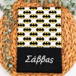 θήκη βιβλιαρίου υγείας με όνομα Batman