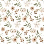 Βρεφική κουβέρτα nude blossom - Image 2